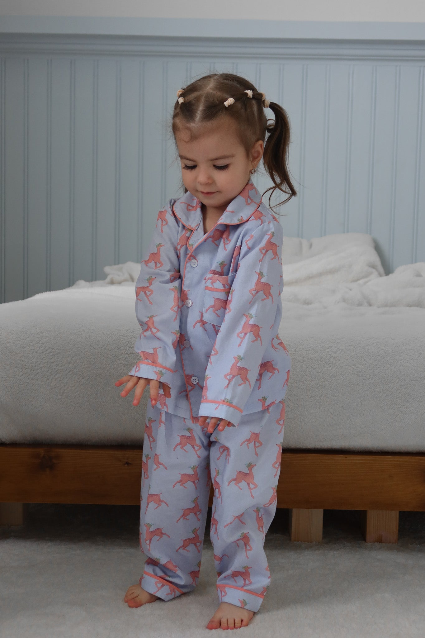 The pink deer pajamas