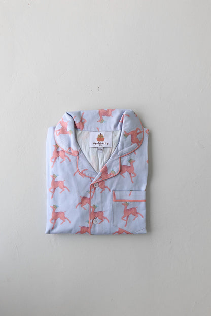The pink deer pajamas